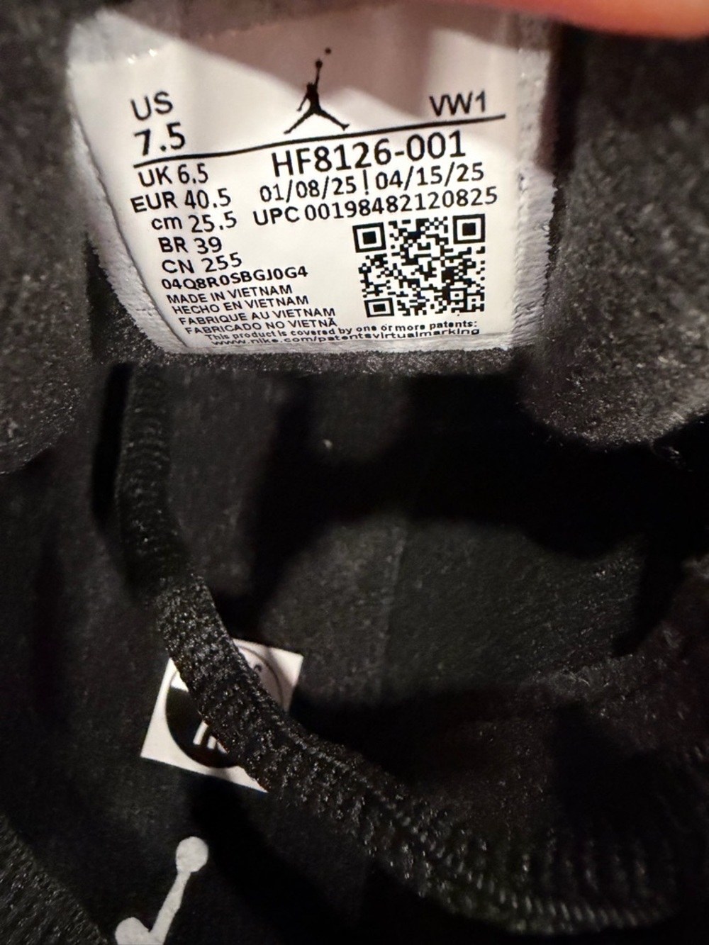 Nike Air Jordan 4 RM Black Starfish Mens size 7.5 - Picture 11 of 12
